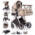 Noolio Poussette 3-en-1 — Nacelle + Siège auto + Siège bébé — De la naissance à 3 ans