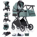 Noolio Poussette 3-en-1 — Nacelle + Siège auto + Siège bébé — De la naissance à 3 ans