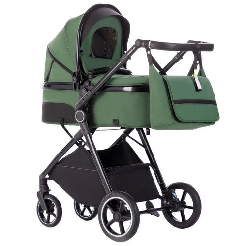 Noolio Poussette 3-en-1 — Nacelle + Siège auto + Siège bébé — De la naissance à 3 ans